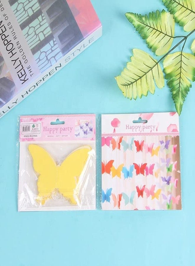 Happy Space 3D Butterfly Paper Banner, Streamer, Hanging, Bunting - Pink, 9.8ft - Birthday, Wedding, Baby Shower, Home Decor, Theme Parties - Image 4
